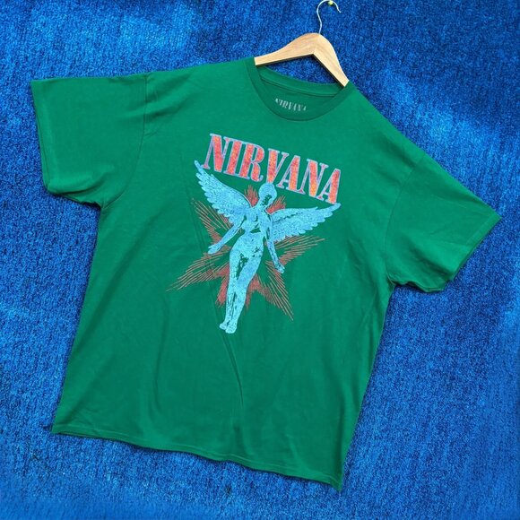 Nirvana “In Utero” Album Grunge Band Graphic T-Shirt Size Extra Large - Picture 3 of 4